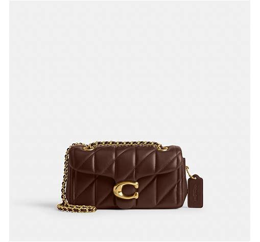 Coach Tabby Shoulder Bag 20 With Pillow Quilting - Women's - Brass/Maple
